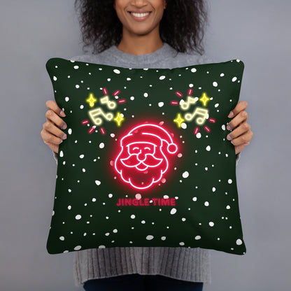 Jingle Time Basic Pillow (G) (18"x18")