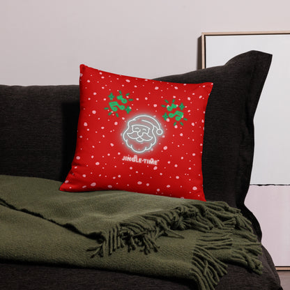 Jingle Time Basic Pillow (R) (18"x18")