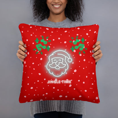 Jingle Time Basic Pillow (R) (18"x18")