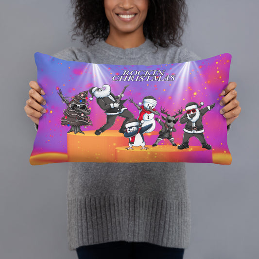 Heatwave Rockin Christmas Basic Pillow (20"x12")