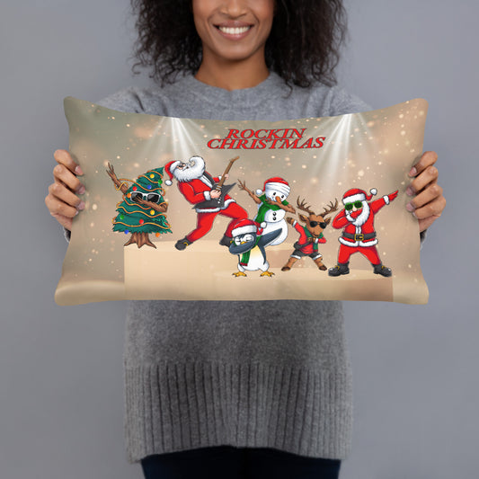 Sandi Rockin Christmas Basic Pillow (20"x12")