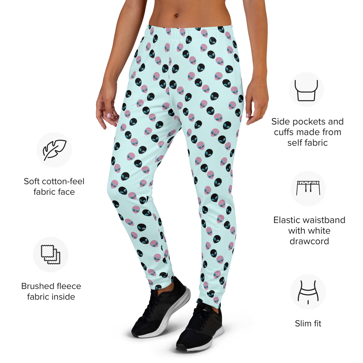 Alien Women's Joggers (Light Cyan)