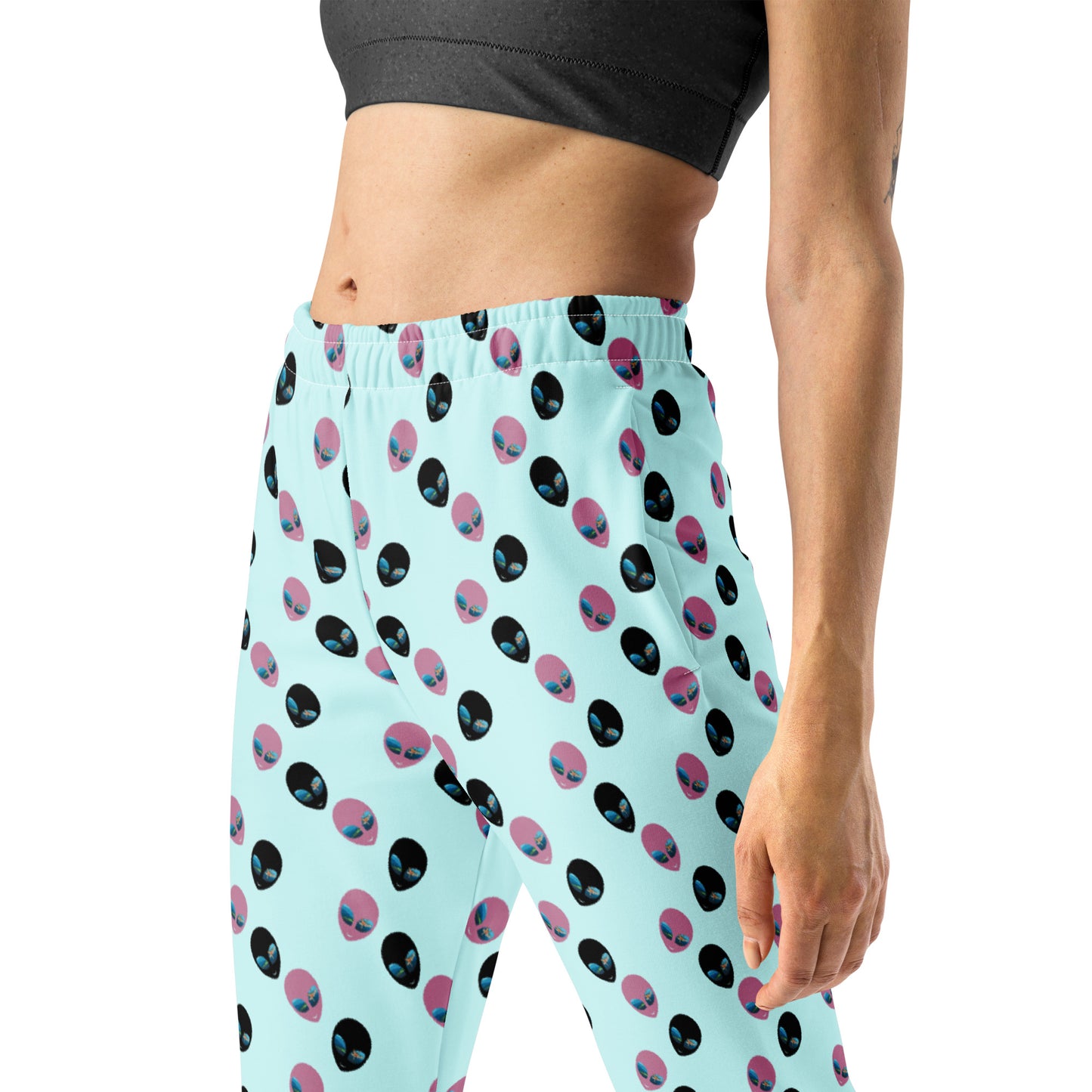 Alien Women's Joggers (Light Cyan)