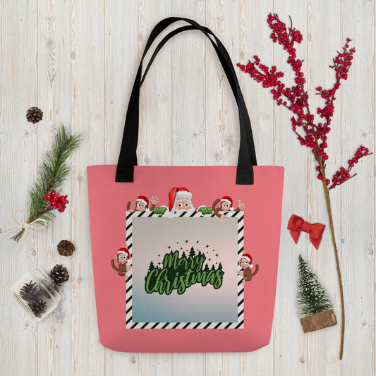 Merry Christmas Tote Bag (P)