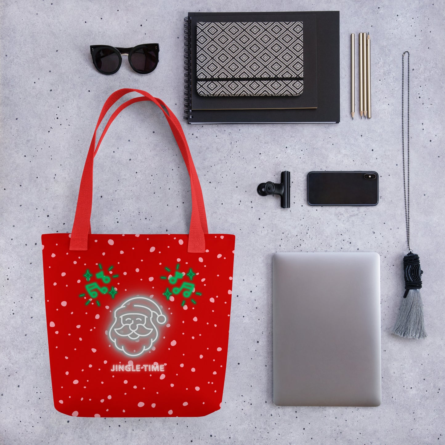 Jingle Time Tote Bag (R)