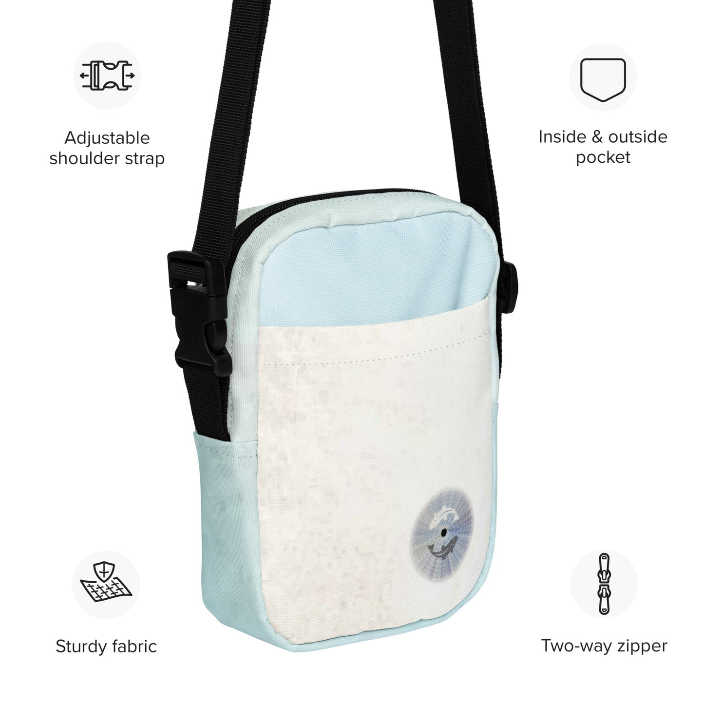 Light Blue Crossbody Bag