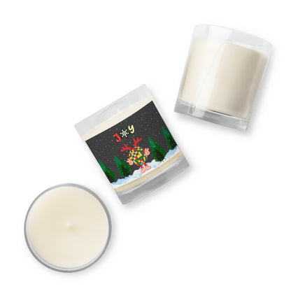 Joy Glass Jar Soy Wax Candle (D)