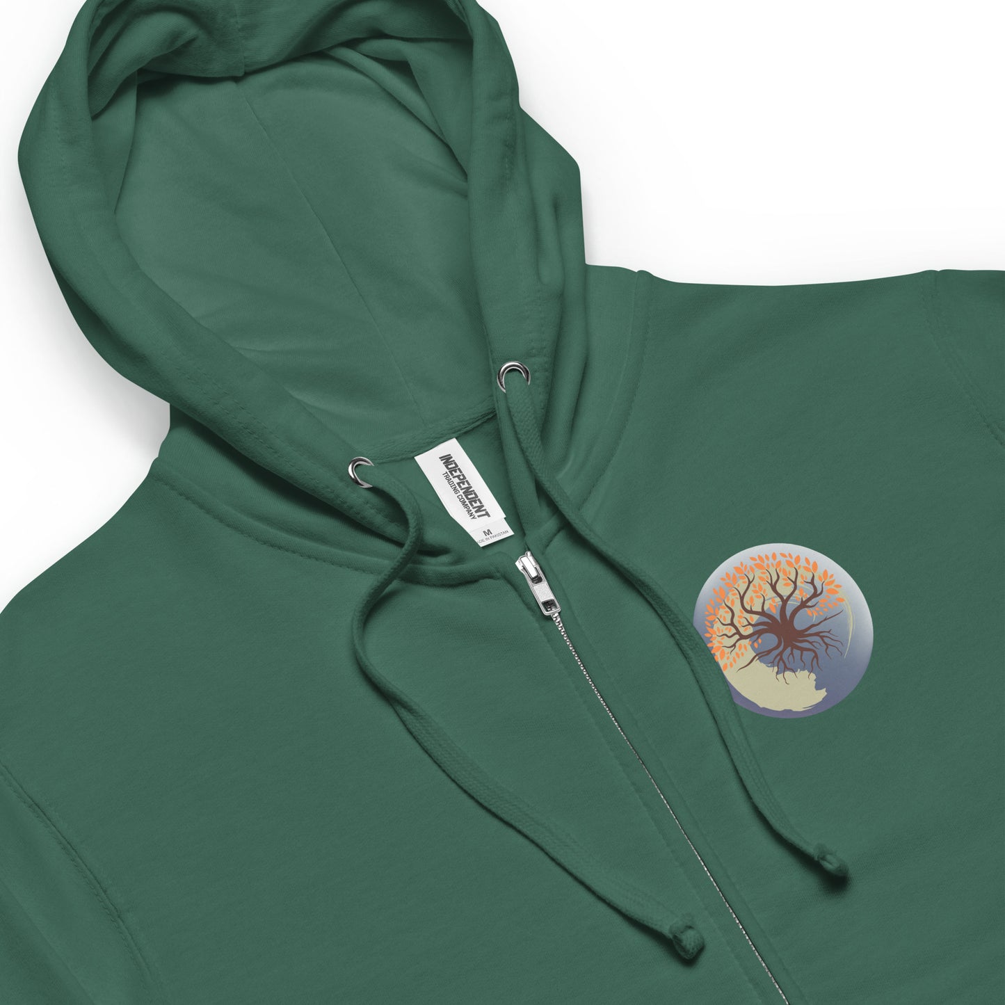 Tree Fleece Zip Hoodie