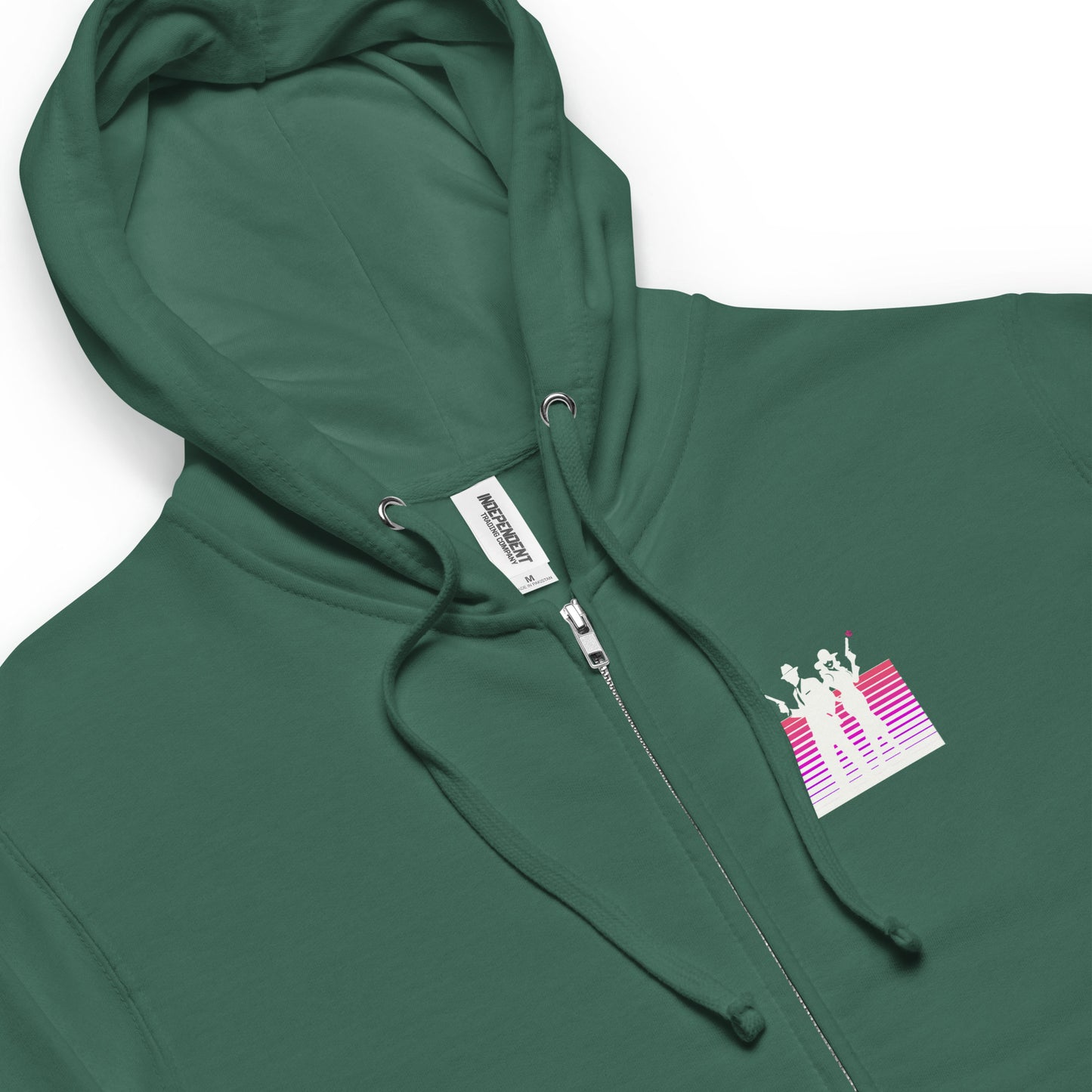 Crime Fleece Zip Hoodie