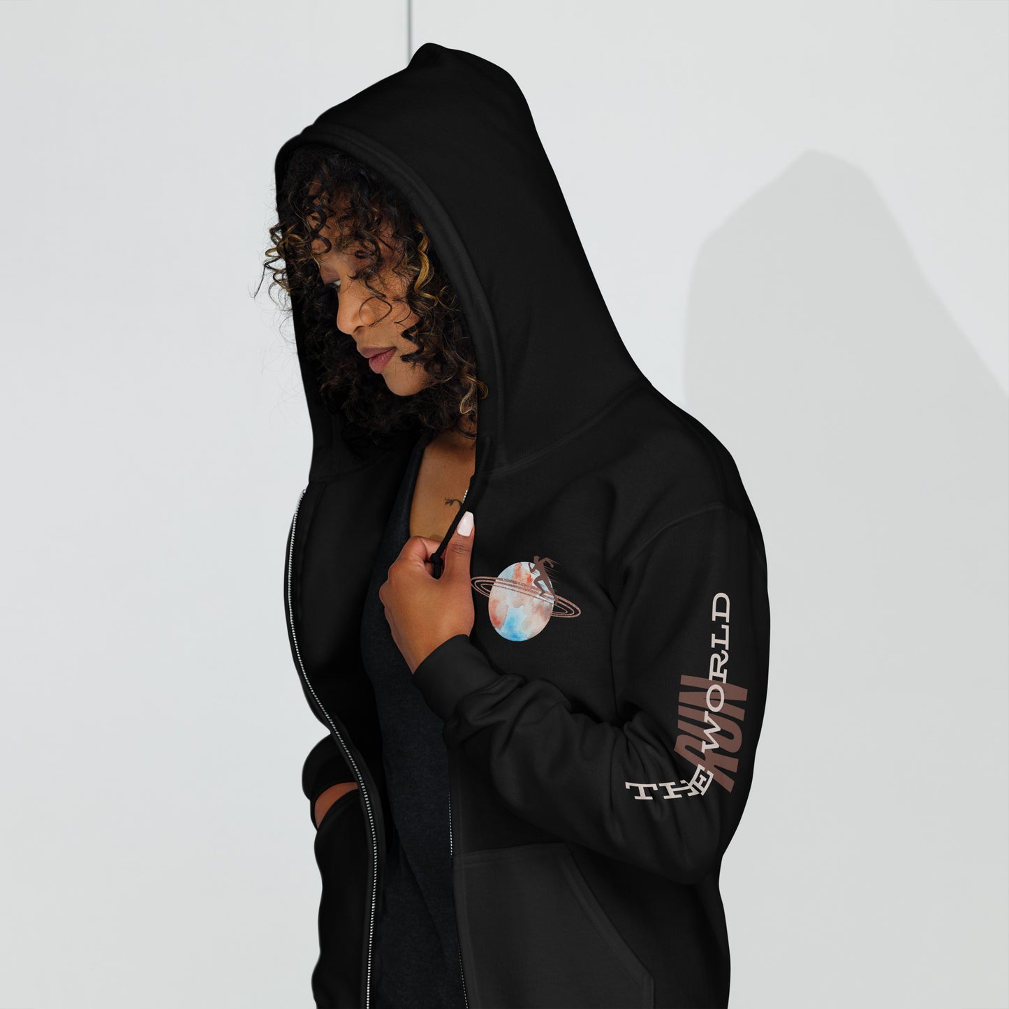 Run Heavy Blend Zip Hoodie