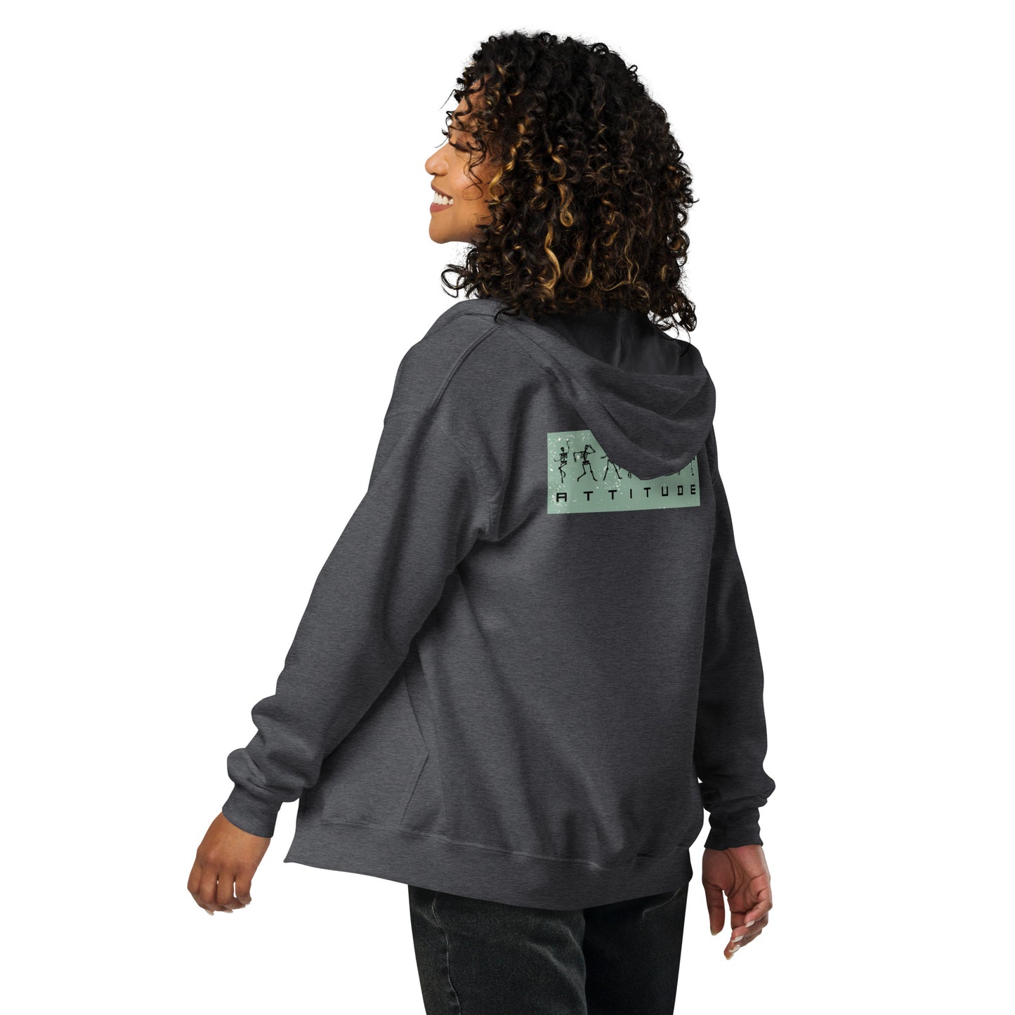 Attitude Heavy Blend Zip Hoodie