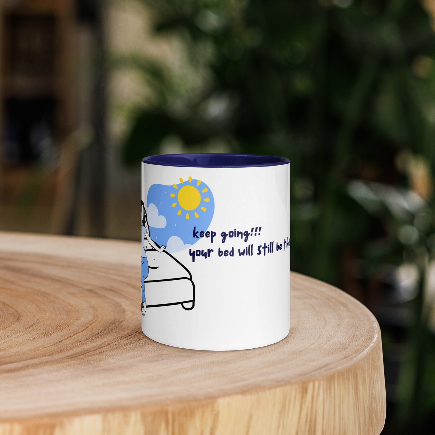 Keep It Ceramic Mug w/Dark Blue Color (W)