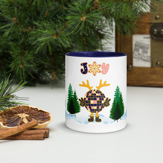 Joy Ceramic Mug w/Color Inside (D)