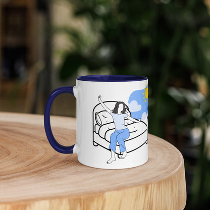 Keep It Ceramic Mug w/Dark Blue Color (W)