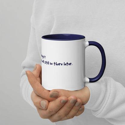 Keep It Ceramic Mug w/Dark Blue Color (W)