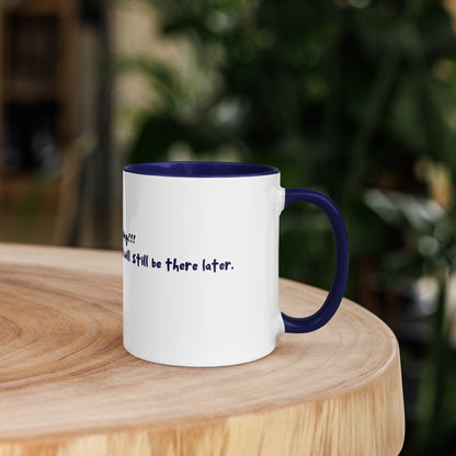 Keep It Ceramic Mug w/Dark Blue Color (W)