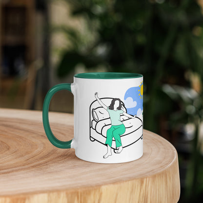 Keep It Ceramic Mug w/Dark Green Color (W)