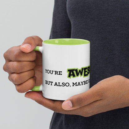 Awesome Ceramic Mug w/Green Color