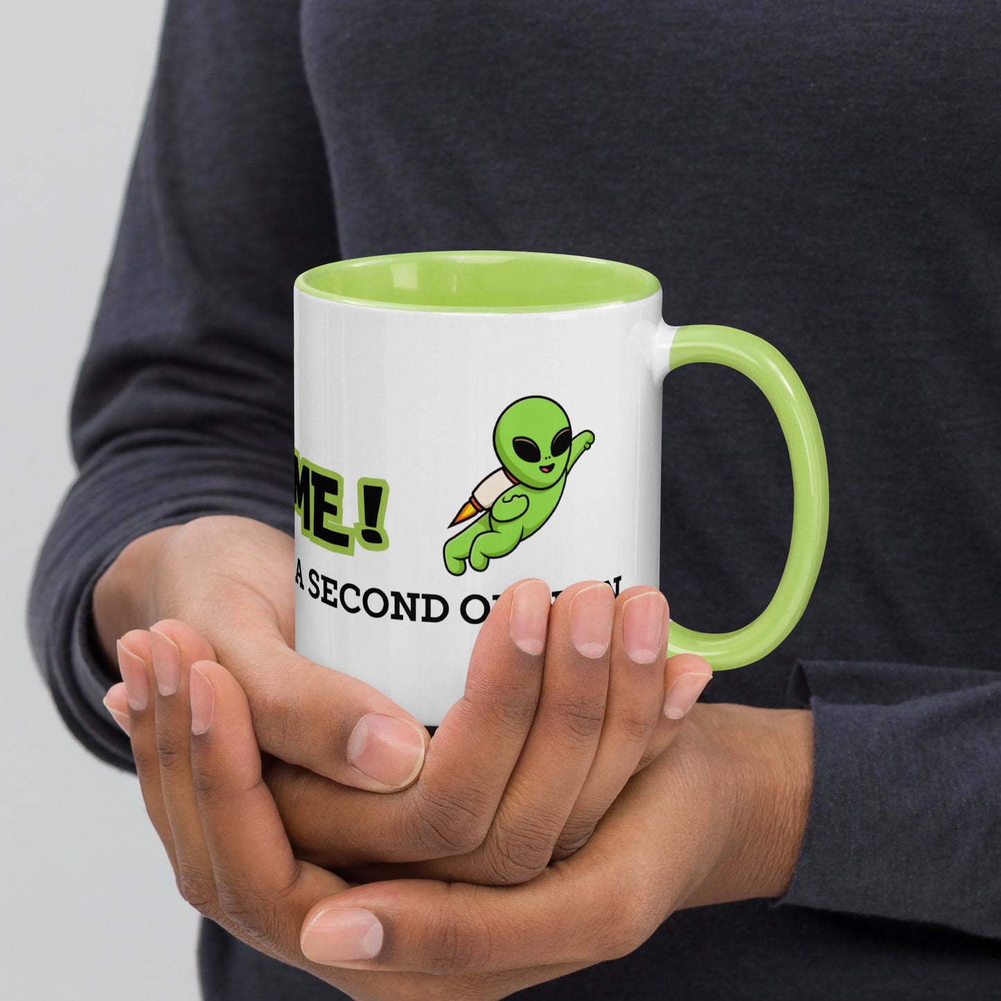 Awesome Ceramic Mug w/Green Color