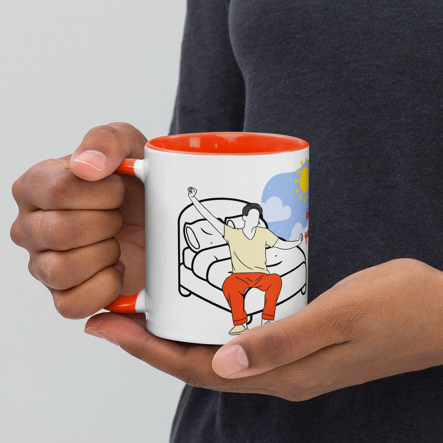 Keep It Ceramic Mug w/Orange Color (M)