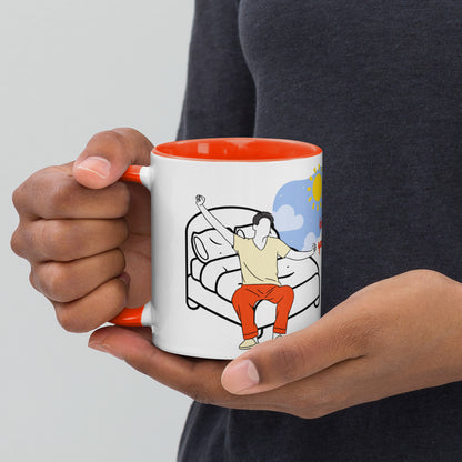 Keep It Ceramic Mug w/Orange Color (M)