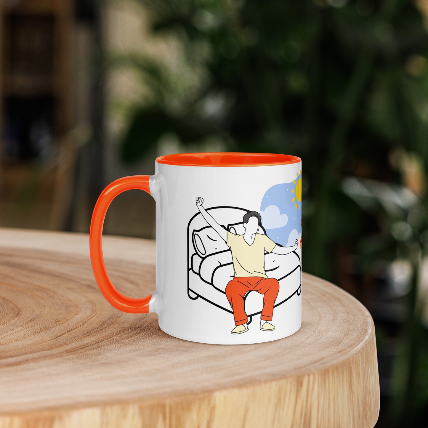 Keep It Ceramic Mug w/Orange Color (M)