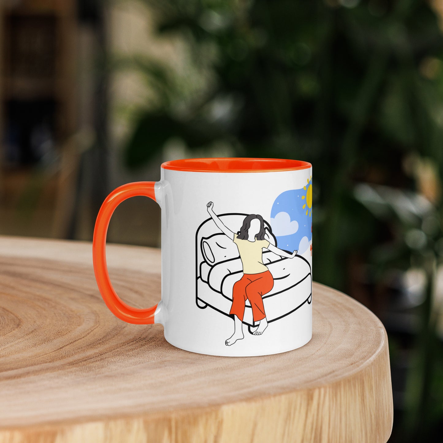 Keep It Ceramic Mug w/Orange Color (W)