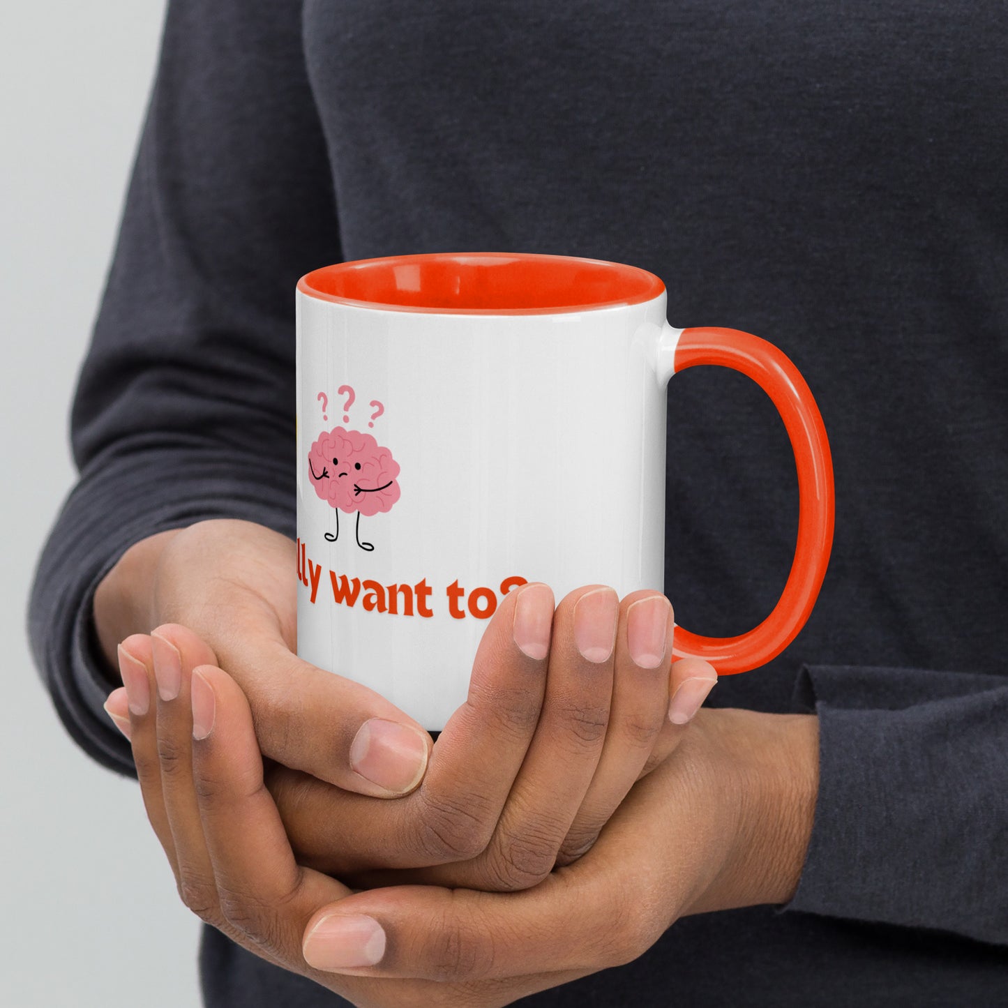 You Can Ceramic Mug w/Orange Color