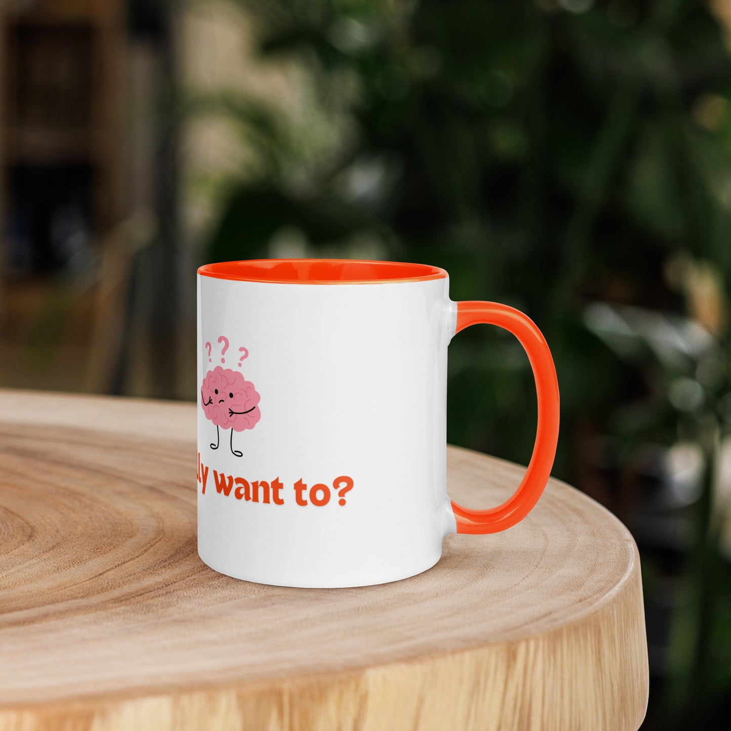 You Can Ceramic Mug w/Orange Color