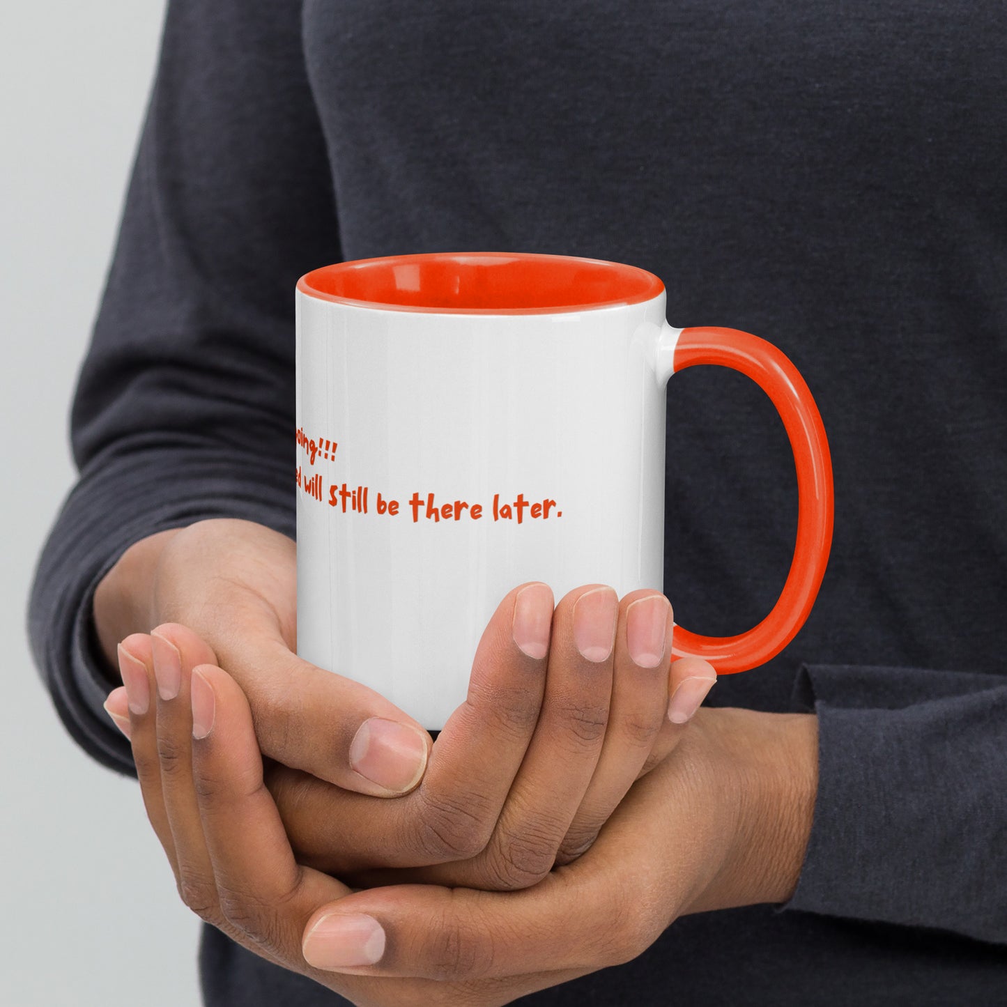 Keep It Ceramic Mug w/Orange Color (M)