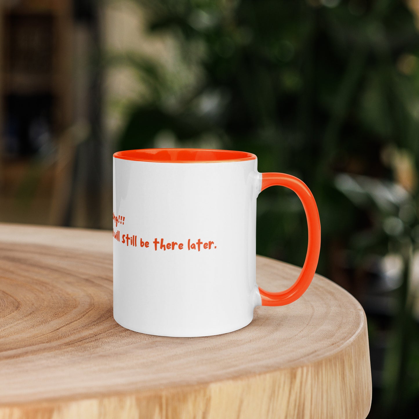 Keep It Ceramic Mug w/Orange Color (M)