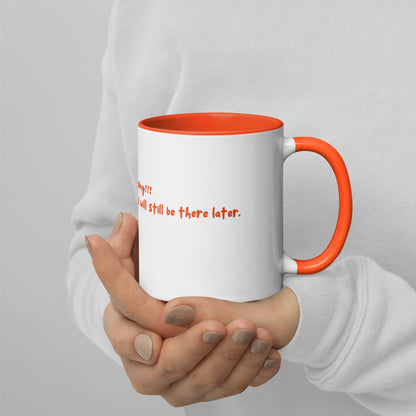 Keep It Ceramic Mug w/Orange Color (W)