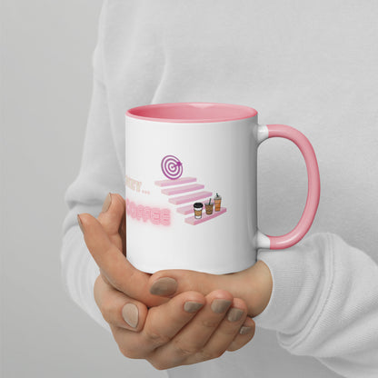 Journey Ceramic Mug w/Pink Color