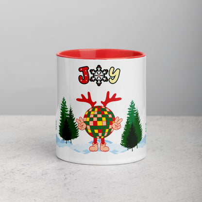 Joy Ceramic Mug w/Color Inside (L)