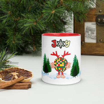 Joy Ceramic Mug w/Color Inside (L)