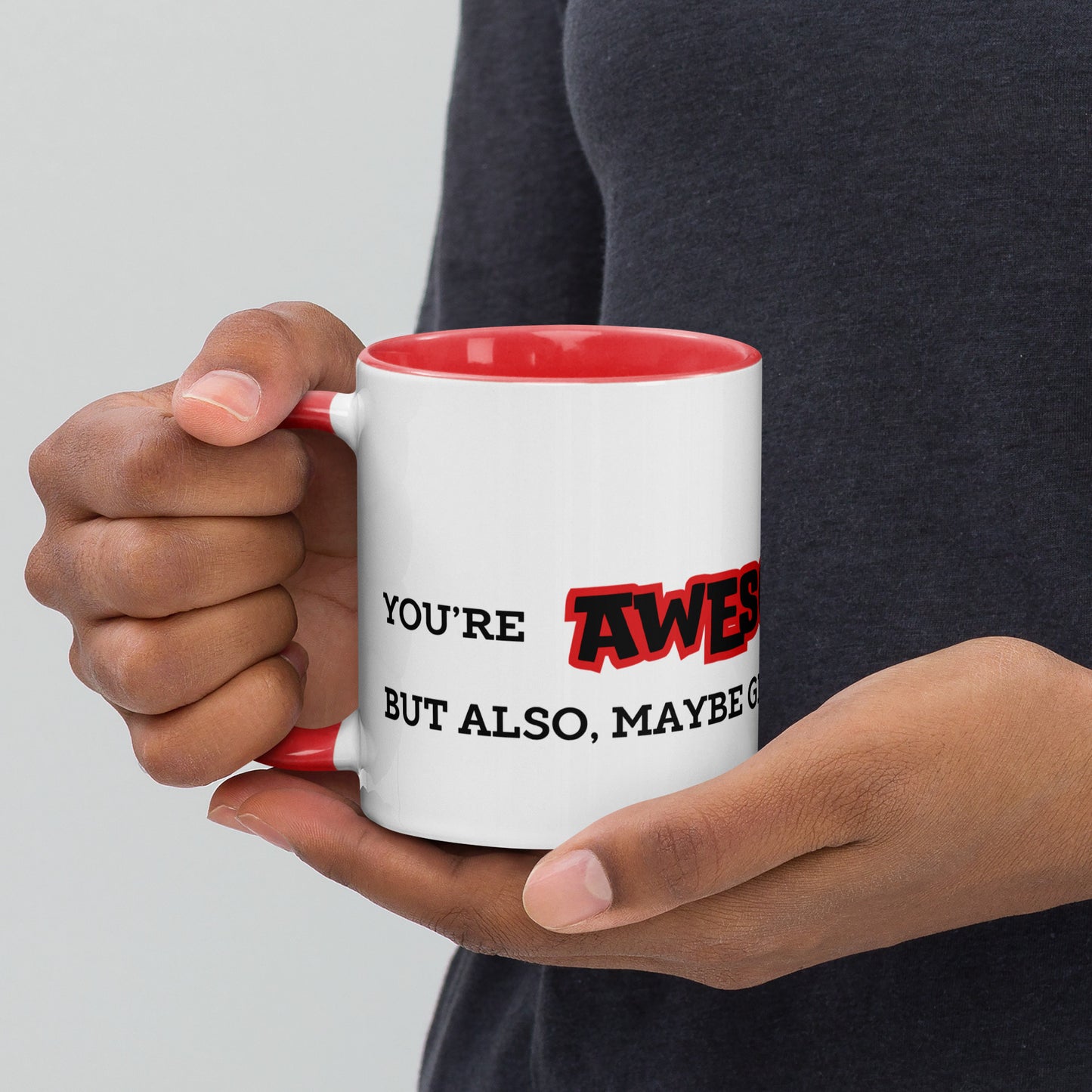 Awesome Ceramic Mug w/Red Color