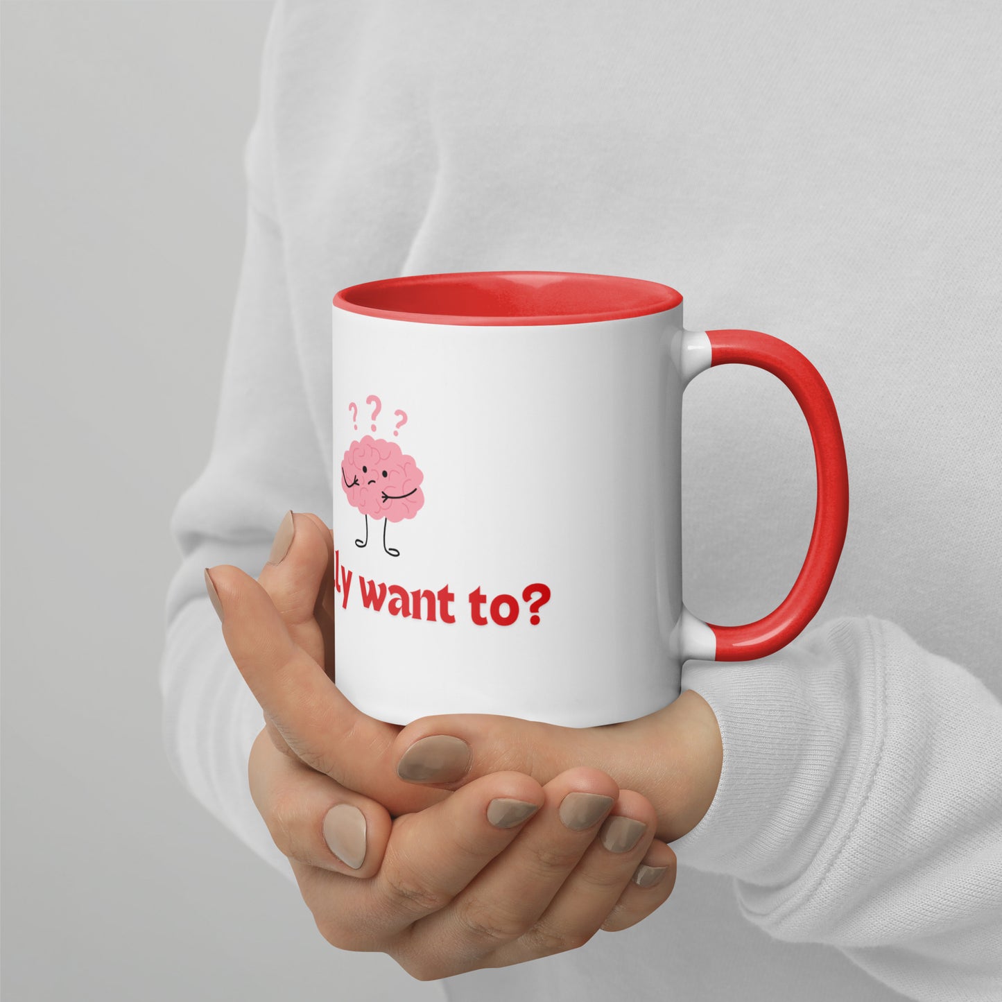 You Can Ceramic Mug w/Red Color