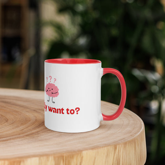 You Can Ceramic Mug w/Red Color