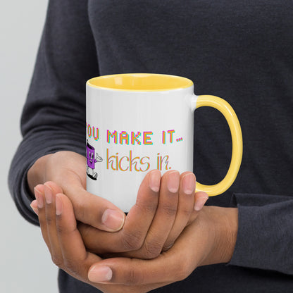 Fake It Ceramic Mug w/Yellow Color